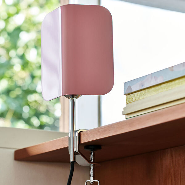Apex Clip Lamp, luis pink, HAY