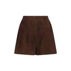 Jayla Suede Shorts, chocolate brown, Urban Pioneers