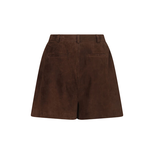 Jayla Suede Shorts, chocolate brown, Urban Pioneers