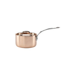 Kasserolle i kobber med lokk 2 l, kobber, Samuel Groves