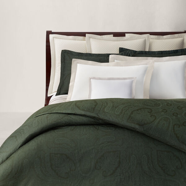 Doncaster sengetøy, dark green, Ralph Lauren Home