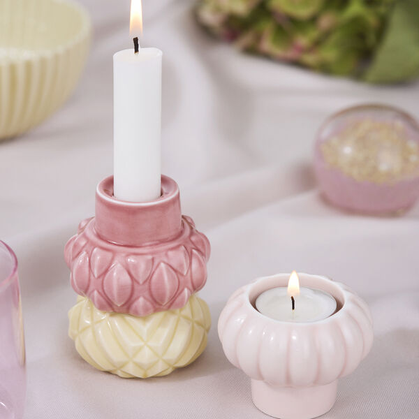 Samsurium Candlestack 3 stk., mimosa/blush/powder, Dottir Nordic Design