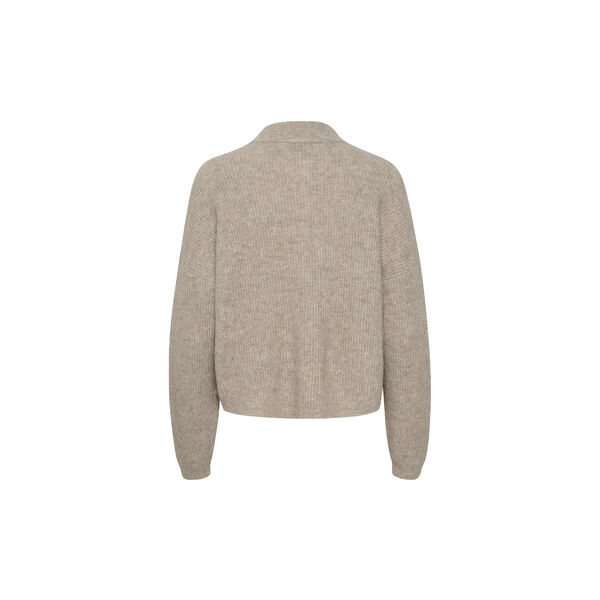 AlphaGZ short cardigan, varm sand melange, Gestuz