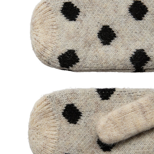 NUOLLIE MITTEN, sesame melange, N&Uuml;MPH