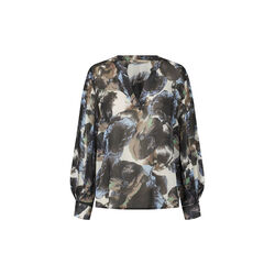 Danola blouse, abstract blue, PBO