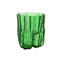 Crackle vase, green, Kosta Boda