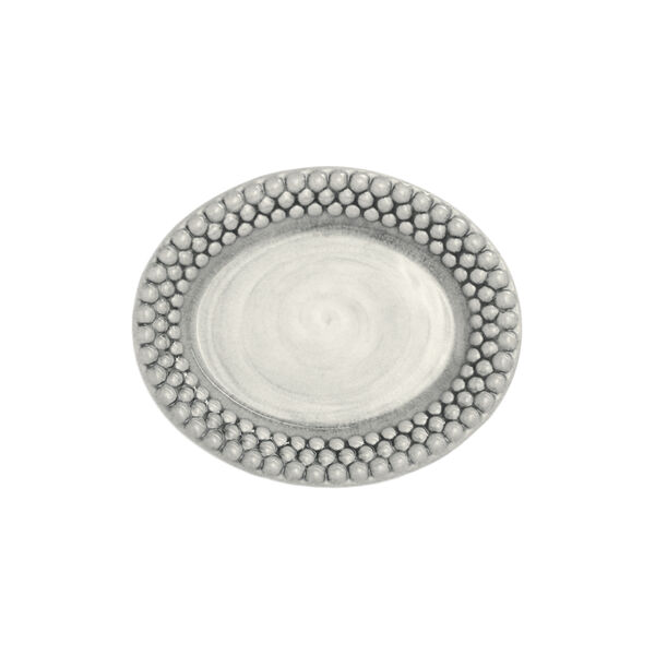 Bubbles tallerken 20x16 cm, grey Bubbles tallerken 20x16 cm, grey, Mateus