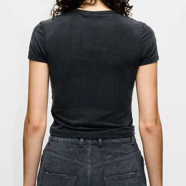 Vile t-shirt, washed black cupro, HOPE