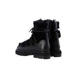 Sandra Snowboot - Leather/PES, black, LÄST