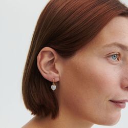 Ocean&nbsp;Heart&nbsp;Huggies, Pernille Corydon Jewellery