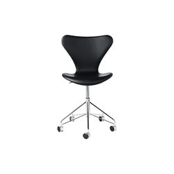 Serie 7&trade; 3117 fullpolstret dreiestol, svart, Fritz Hansen