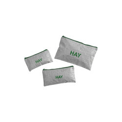 Candy Mono Wash Bag Flat, grå Candy Mono Wash Bag Flat, grå, HAY
