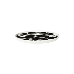 Unikko tallerken Ø 20 cm, white/black, Marimekko
