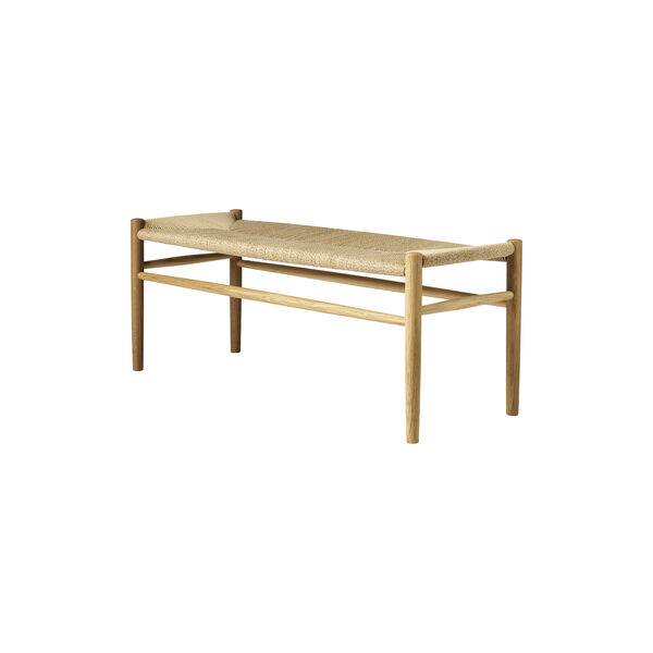 J83B benk, eik/natur, FDB Møbler