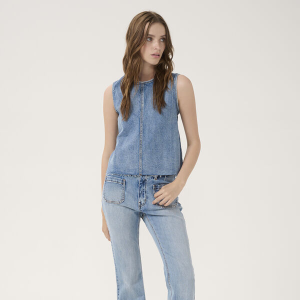 DangoMW 144 top, lyseblå retrovask, My Essential Wardrobe