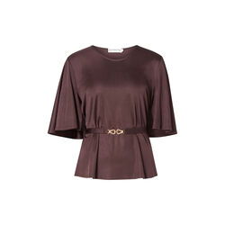 GAIA | Dark Brown | Bluse, Ida Sj&ouml;stedt