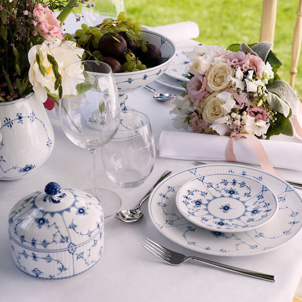 Musselmalt Riflet bonbonniere, Royal Copenhagen