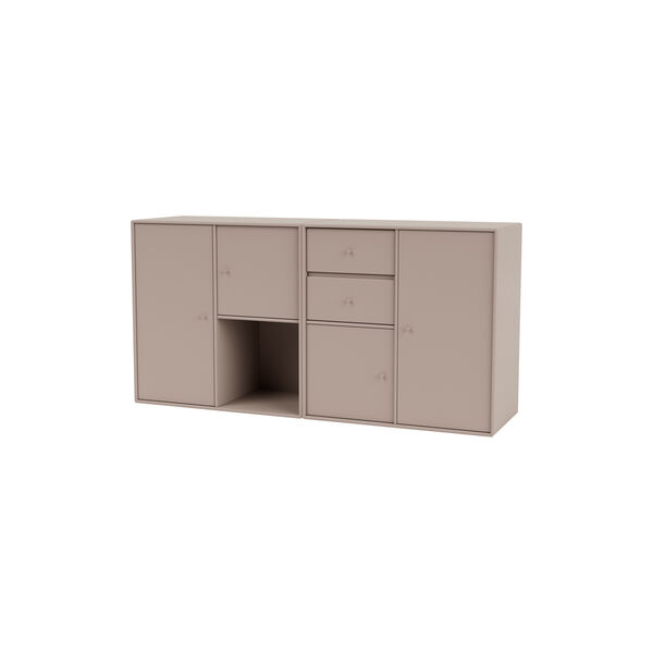 COUPLE bred skjenk, 137 mushroom, Montana Furniture