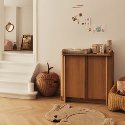 Apple Braided Storage | Extra Large | Natural | Kurver, Ferm Living