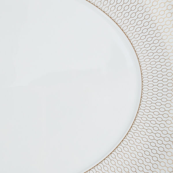 Gio Gold fat &Oslash; 33,2 cm, gull/hvit, Wedgwood