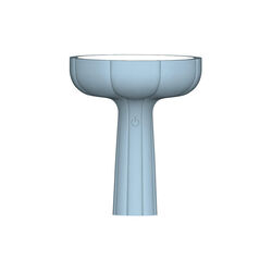 Lampe / Lykt, lys blå, Blafre