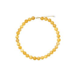 Faro Yellow Jade halskjede, So&iuml;