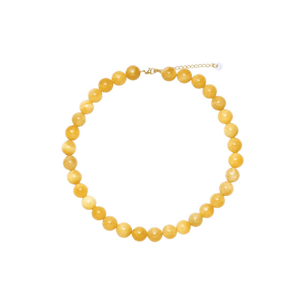Faro Yellow Jade halskjede, So&iuml;