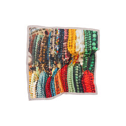 BEADS skjerf, red multi, Bella Ballou