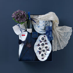 Bl&aring; Elements fat 49 cm, Royal Copenhagen