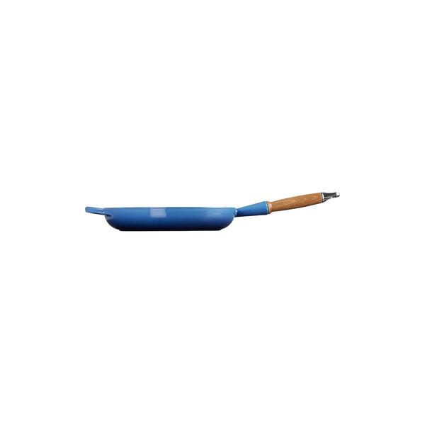 Signature st&oslash;pejern stekepanne med treh&aring;ndtak &Oslash; 28 cm, azure, Le Creuset