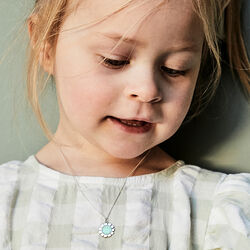 Bloom Mini Halskjede, solgul, Th. Marthinsen