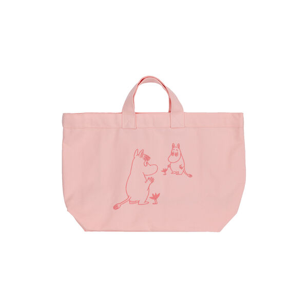 Mummi totebag Kjærlighet, rosa, Moomin Arabia