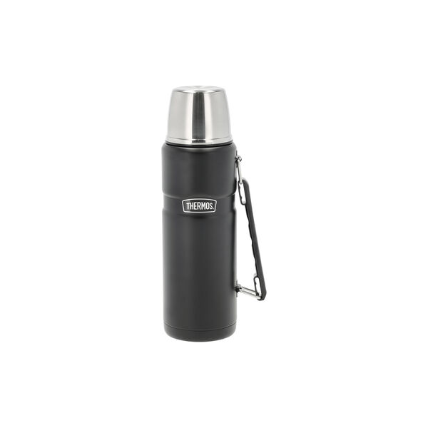 Stainless King termos, black, Thermos