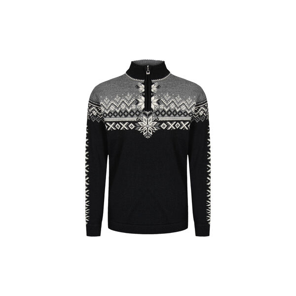 140th Anniversary Masc Sweater, black smoke offwhite, Dale of Norway