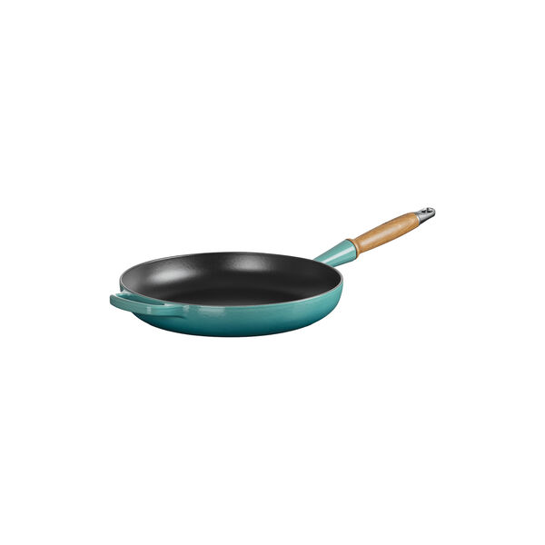 Signature st&oslash;pejern stekepanne med treh&aring;ndtak &Oslash; 28 cm, bleu riviera, Le Creuset