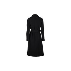 Knit Long Coat, black, Stenströms