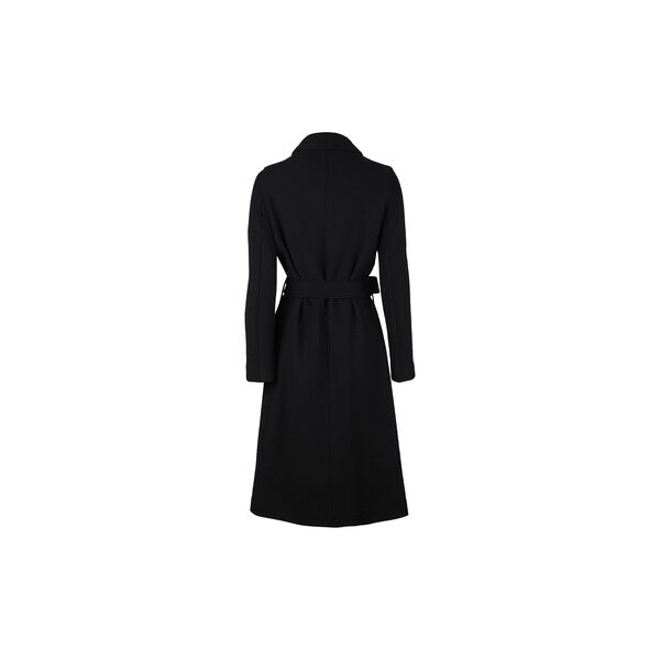 Knit Long Coat, black, Stenströms