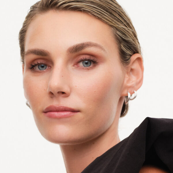 Wave Satin Hoops, Philippa Studios