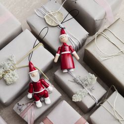 Julenissen og nissemor, rød/hvit, Kay Bojesen Denmark