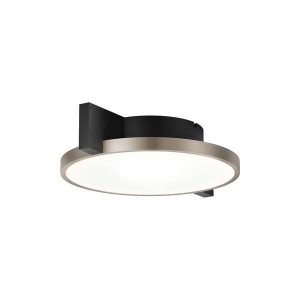 INLAY ROUND C1 tak- og vegglampe, matt black/satin gold, LIGHT-POINT
