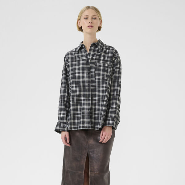 KBBelis Oversize Shirt, thunderstorm check, Karen by Simonsen