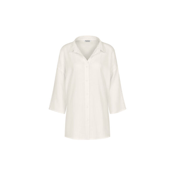 Summer Wear Boyfriend Shirt 01, silk white, Triumph