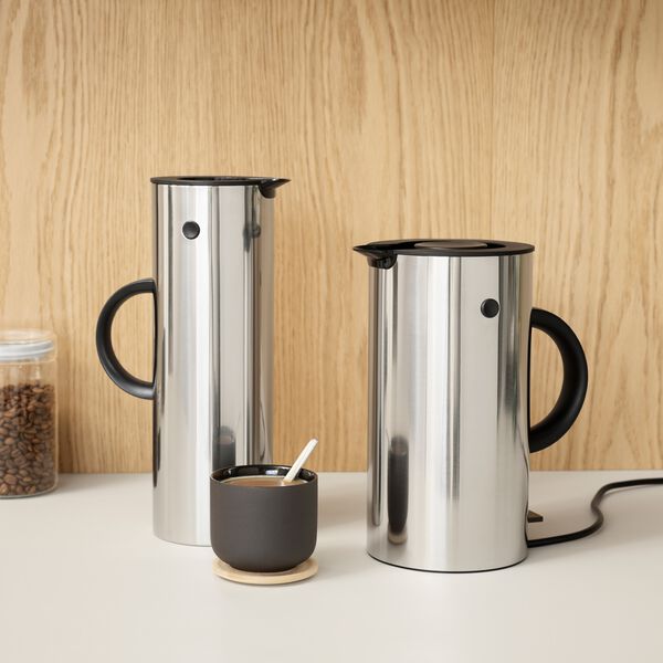 EM77 vannkoker, steel, Stelton