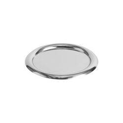 Essential Steel Round Dish | Medium | Steel | Serveringsbakke, HAY