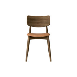 Chiara spisebordsstol, Davos 2758 Brandy/r&oslash;kt eik, Bruunmunch Furniture