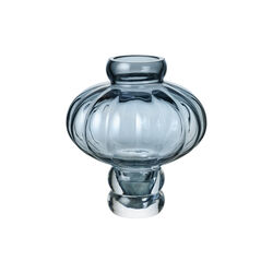 Ballong vase 02, blå, Louise Roe