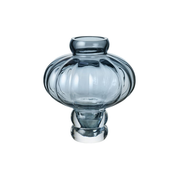Ballong vase 02, blå, Louise Roe