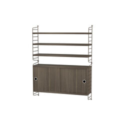 Living Bundle I, brown/walnut, String Furniture