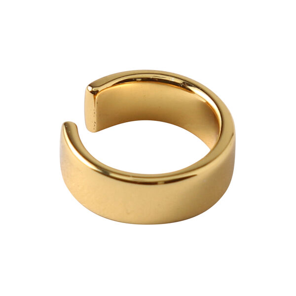 Chunky plain ear cuff, gull, Orelia