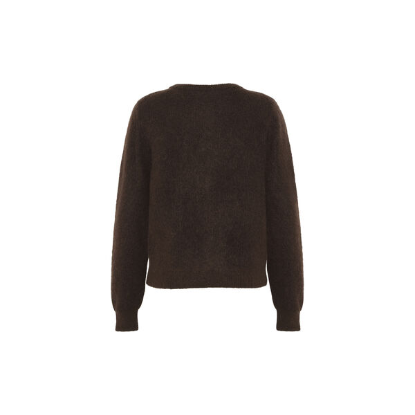Kora cardigan, seal brown, Minimum